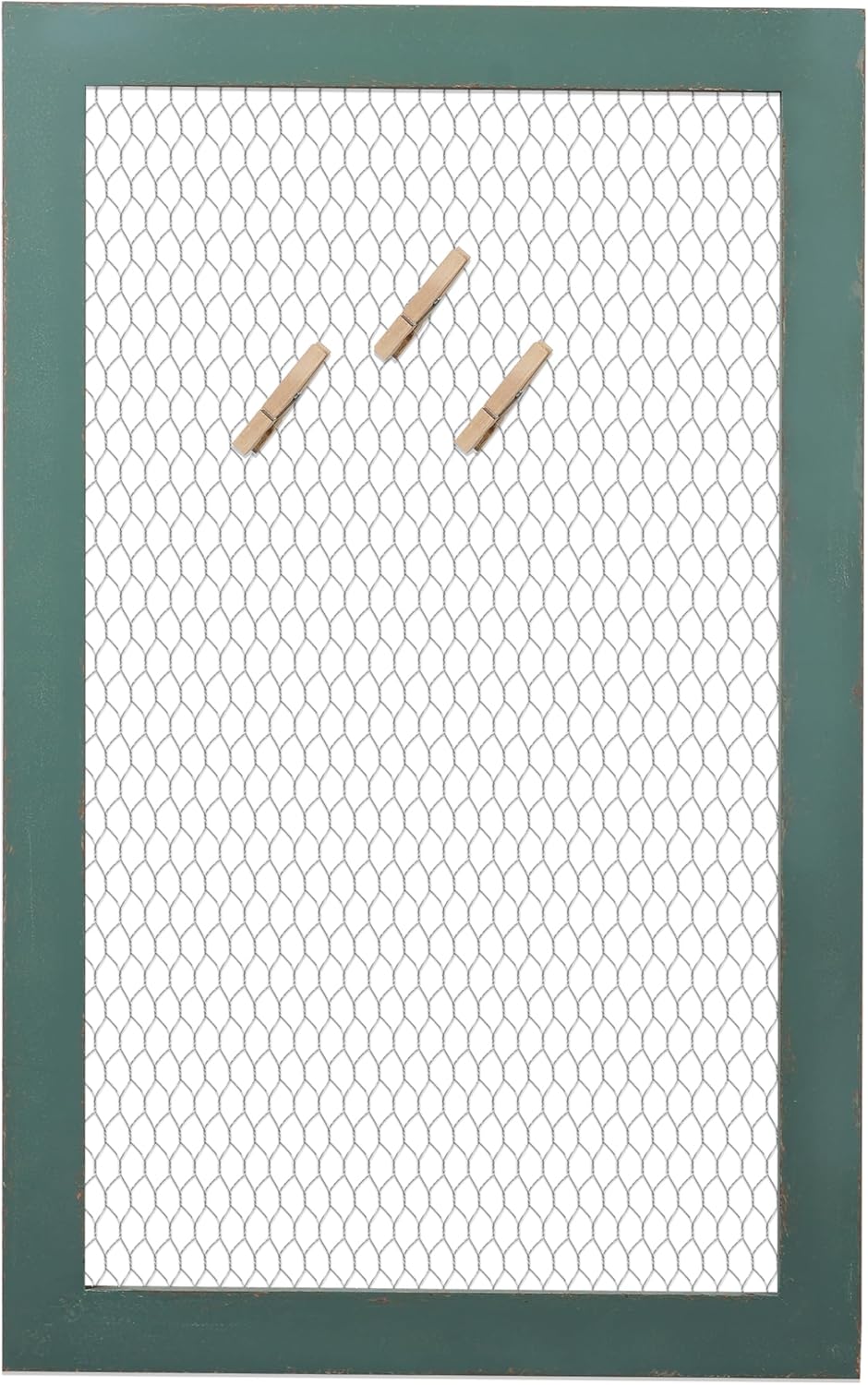 SOFE Farmhouse Memo Board Chicken Wire Frame, Black Large Bulletin Boards for Walls, Hanging Photo Display Board or Jewelry Organizer Wall Grid Panels, Decorative Vision Board for Desktop Office