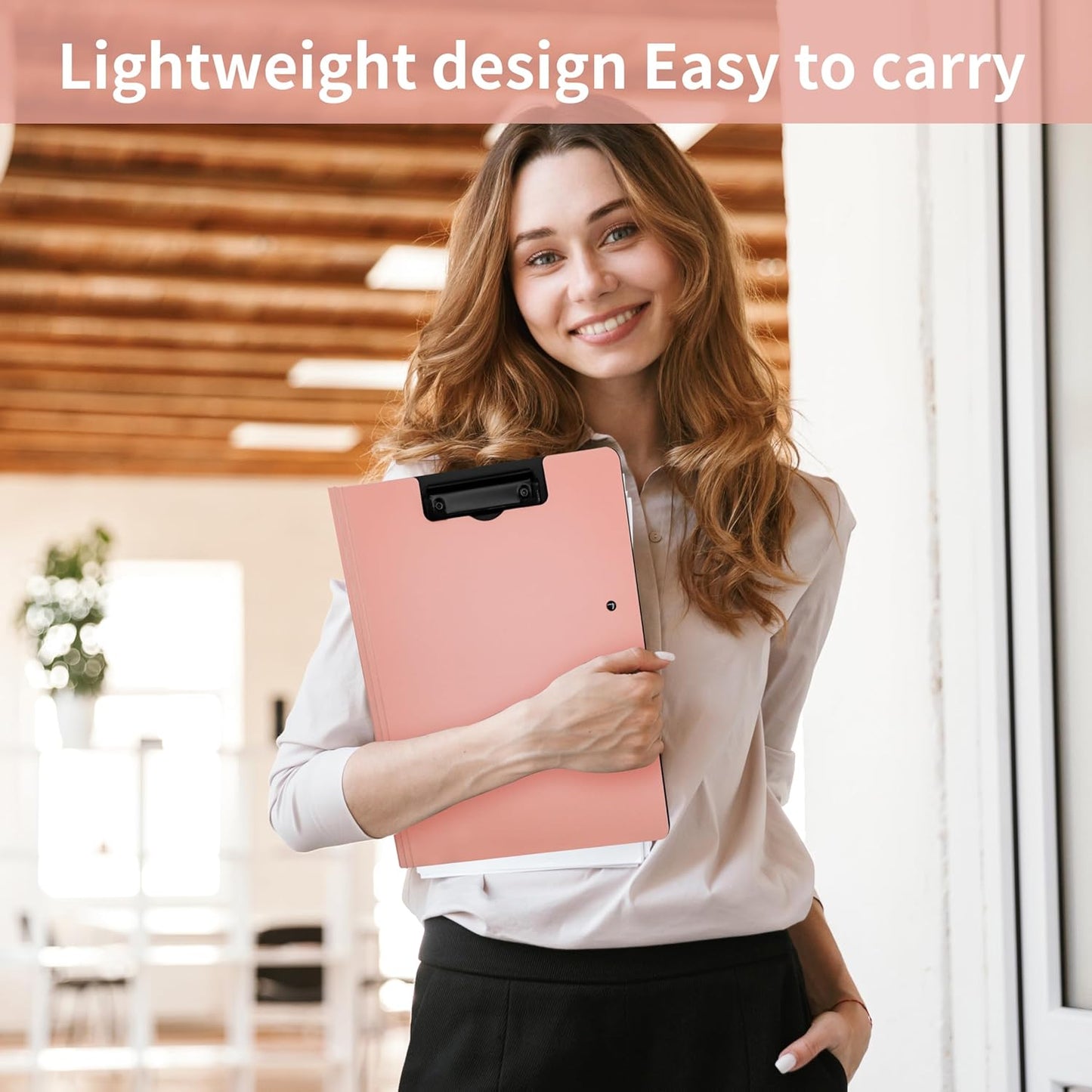 souG 4Pcs Clipboard Foldable,360°Cover Folder Clipboard Plastic Clipboards with Double Low Profile Clip,File Folder Storag Clipboards for A3 A4 Paper, Clip Boards for Office School Supplies (4 Colors)