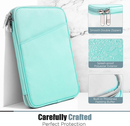 TiMOVO 9-11" Tablet Sleeve Bag for iPad 11-inch A16 2025, iPad 10.9"/10.2"| Air 11 Inch/5th/4th Gen. 10.9", Galaxy Tab A9+/A11Plus 11", Protective Bag with Pocket, Black