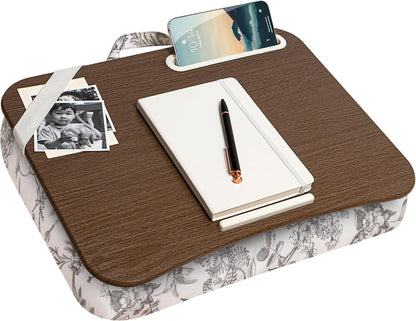 LAPGEAR Designer Lap Desk with Phone Holder and Device Ledge - Arrow Stripes - Fits up to 15.6 Inch Laptops - Style No. 45411