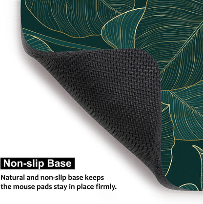 Audimi Small Mouse Pad 6 x 8 Inch, Mini Mouse Pad Thick for Laptop Wireless Mouse Home Office Travel, Portable & Washable (Black)