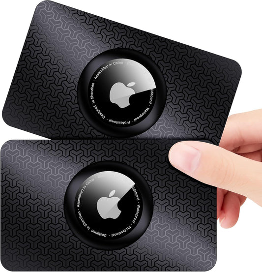 2 Pack for AirTag Wallet Holder Slim Card Insert for Air Tag Wallet Thin AirTag Card Holder Case, Compatible with Apple AirTag 1st & 2nd Gen, Wallet, Purse, Badge, Business Card Holder