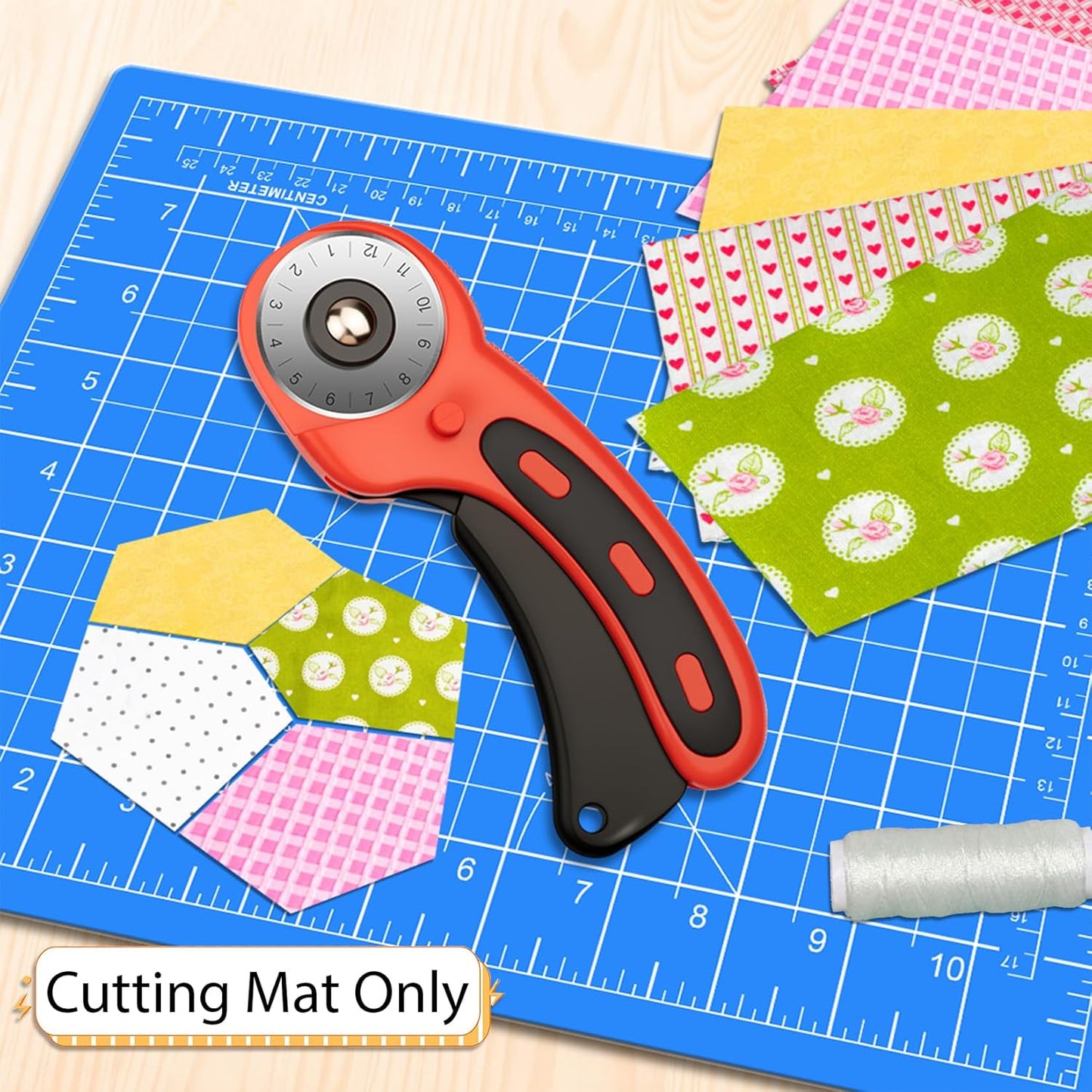 DIYSELF Cutting Mat 12in×18in, Cutting Mats for Crafts, Self Healing Cutting Mat A3, Fabric Cutting Mats Double Side for Sewing, Quilting, Craft Mat for Desktop, Matting & Mounting Materials
