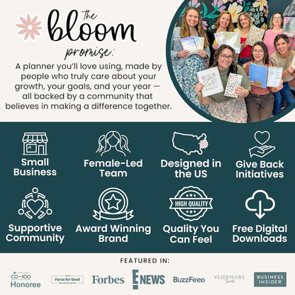 bloom daily planners Desk Calendar 2026-2027 - Academic Year Large Wall Calendar (July 2026 - July 2027) - 21” x 16” Desktop & Hanging Monthly Planner with Stickers for Home or Office - Seasonal