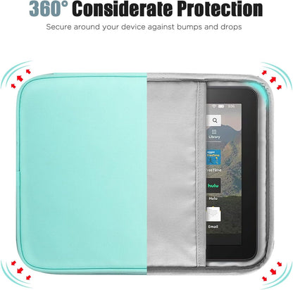 TiMOVO 9-11" Tablet Sleeve Bag for iPad 11-inch A16 2025, iPad 10.9"/10.2"| Air 11 Inch/5th/4th Gen. 10.9", Galaxy Tab A9+/A11Plus 11", Protective Bag with Pocket, Black