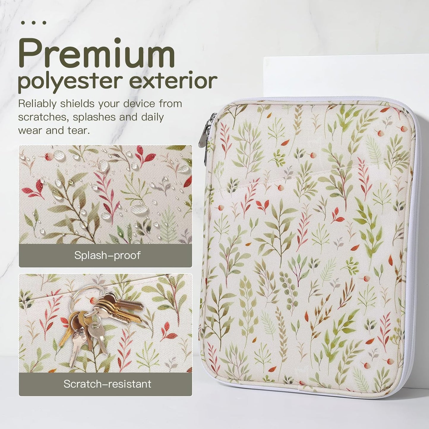 Dadanism 9-11" Tablet Sleeve Bag Carrying Case for iPad (A16) 11th Gen 11", iPad 10th Gen 10.9" Air 5/4, iPad Air M4/Pro 11", iPad 9/8/7th, Galaxy Tab A11+ Plus 11", Remarkable 2 10.3", Black