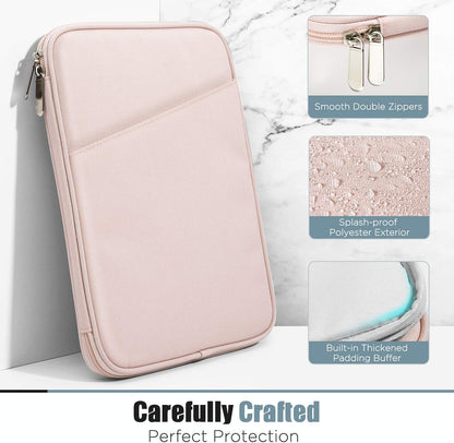 TiMOVO 9-11" Tablet Sleeve Bag for iPad 11-inch A16 2025, iPad 10.9"/10.2"| Air 11 Inch/5th/4th Gen. 10.9", Galaxy Tab A9+/A11Plus 11", Protective Bag with Pocket, Black