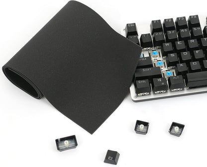 HONKID Keyboard Foam, Sound Dampening Foam for Mechanical Keyboard Bottom, Made of LE-20 Poron, Black (H 2mm)