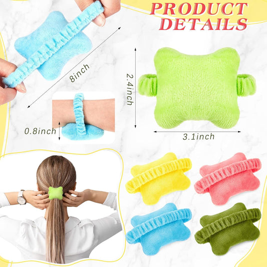 Kosiz 10 Pcs Wearable Mouse Wrist Rest Colored Comfortable Support for Keyboard Pillow with Cushion for Home Office Computer Laptop Typing Gaming