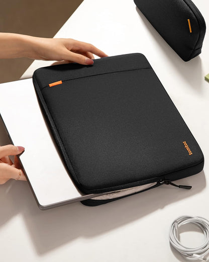 tomtoc 360 Protective Laptop Sleeve Set for 14-inch MacBook Pro M5 Pro/Max (2026) A3426 A3427 A3434 M4/M3/M2/M1 A3112 A3401 A3185, Water-Resistant Lapop Case Bag with Accessory Pouch for Dell XPS 14