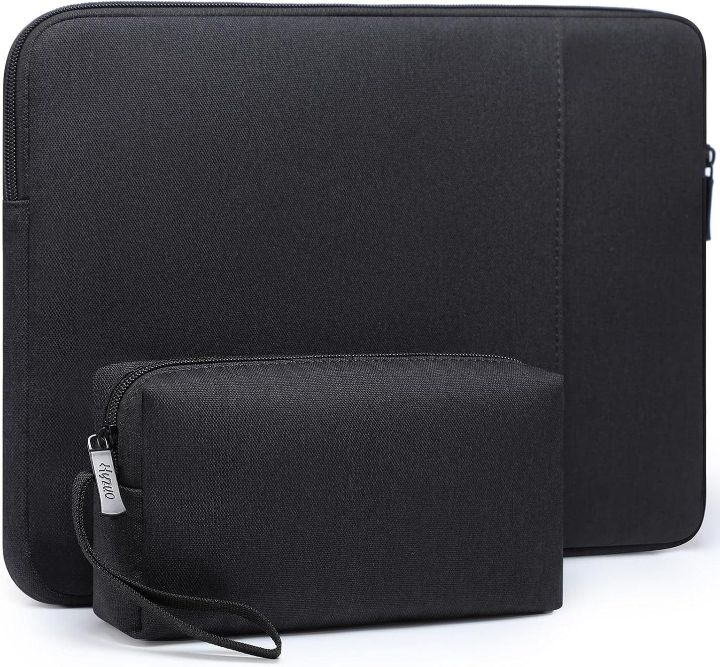 HYZUO 17-17.3 Inch Laptop Sleeve Bag Set for 17" 17.3" HP/Lenovo/Dell/ASUS/Acer/LG/Toshiba/MSI Gaming Laptop/Razer Blade 17/18, Notebook Protective Case for Men Women, Black