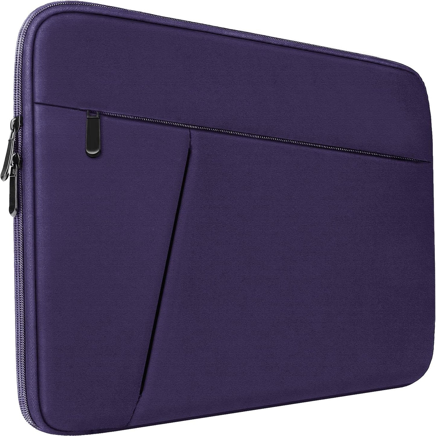 Laptop Case Sleeve 15.6 inch, Durable Shockproof Protective Computer Carrying Cover with Front Pocket, Briefcase Handbags Laptop Sleeve Bag for 15.6 inch HP, Dell, Acer, Asus, Notebook, Black