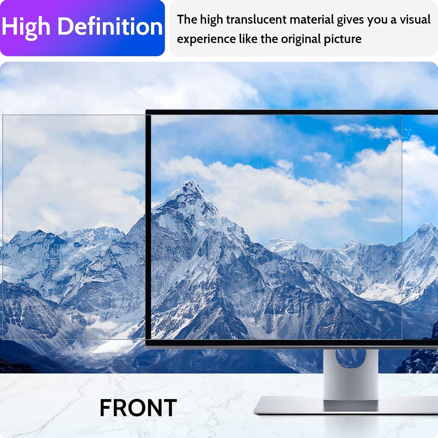 Peslv 15.6 Inch Laptop Privacy Screen Compatible With Lenovo Hp Dell Acer Asus Thinkpad Envy Xps, 16:9 Aspect Removable Anti Glare Blue Light Filter Protector, 15 In Computer Monitor Security Shield
