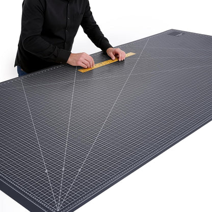 NEWBRAUG 18'' × 24'' Perfect Self Healing Cutting Mat, Non-Slip Gridded Rotary Cutting Board, Necessary for Quilting, Sewing, Craft, Fabric & Scrapbooking(Green/Black)…