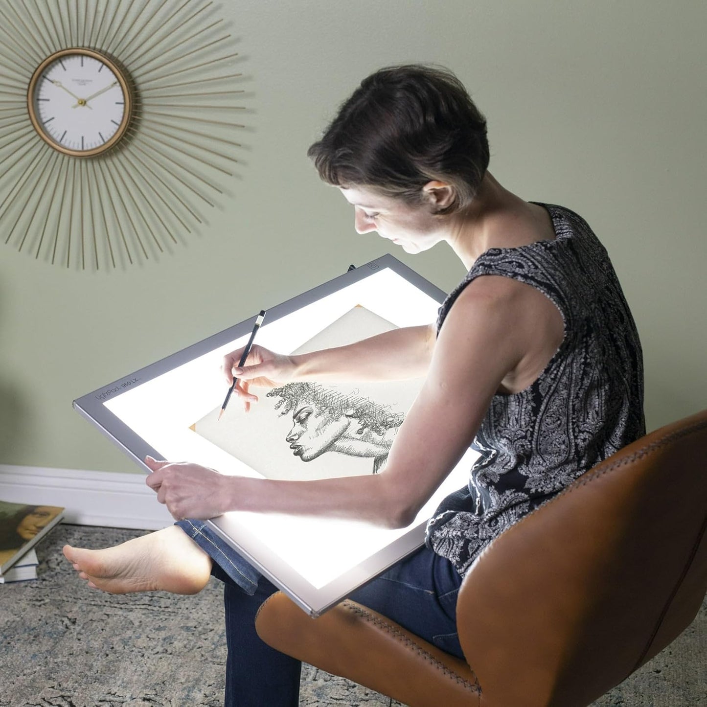 Artograph Thin LED Light Box, 17" x 12" Dimmable Drawing & Tracing Pad, LightPad 940 LX