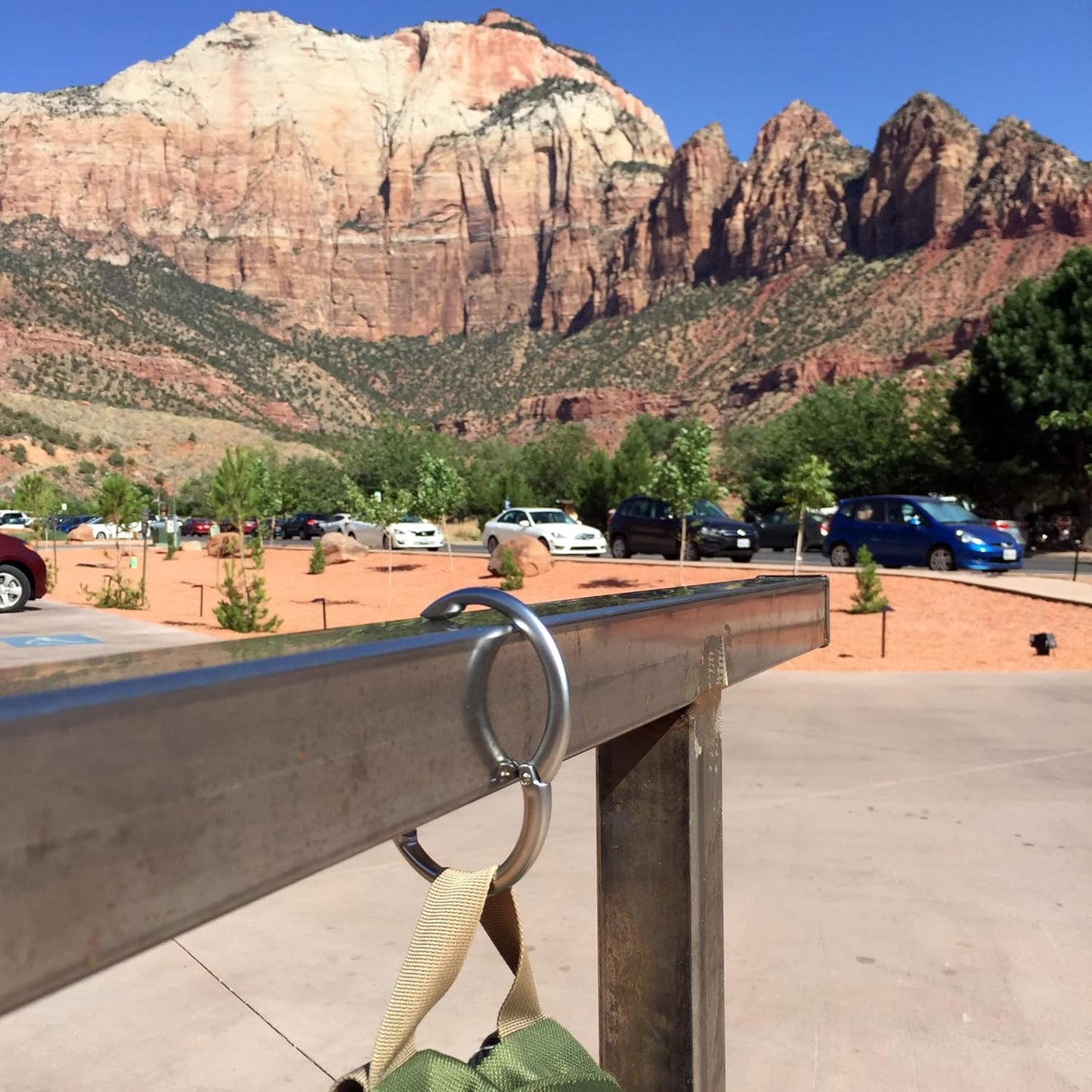 Clipa Bag Hanger - The Ring that Opens Into a Hook, Closes Automatically | Hangs Almost Anywhere in Just 1/2" of Space | Holds 33 lbs | 9 Styles | 3 yr Warranty