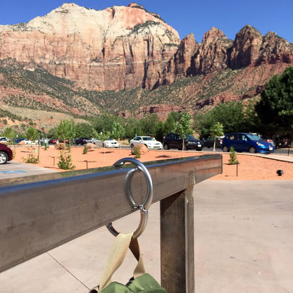 Clipa Bag Hanger - The Ring that Opens Into a Hook, Closes Automatically | Hangs Almost Anywhere in Just 1/2" of Space | Holds 33 lbs | 9 Styles | 3 yr Warranty