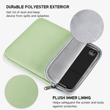 9-11 inch Tablet Sleeve Case for Fire Max 11 Tablet/Kindle Fire HD 10 Plus 10.1", iPad Pro M5 M4 /A16 11-in, iPad Air M2 M3 M4, 10.2 10.5 10.9 iPad Air, Galaxy Tab A9+ Plus, Fit Magic Keyboard -Purple