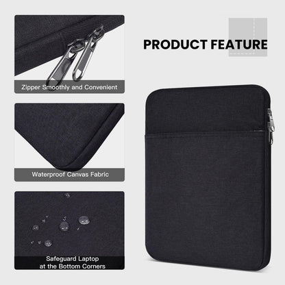Tablet Sleeve for 2026 iPad A16, 11 inch iPad Air M4 M3 M2, Pro M5, Amazon Fire Max 11 Tablet/Kindle Fire HD 10/10 Plus, Galaxy Tab A9+ Plus Bag, Black