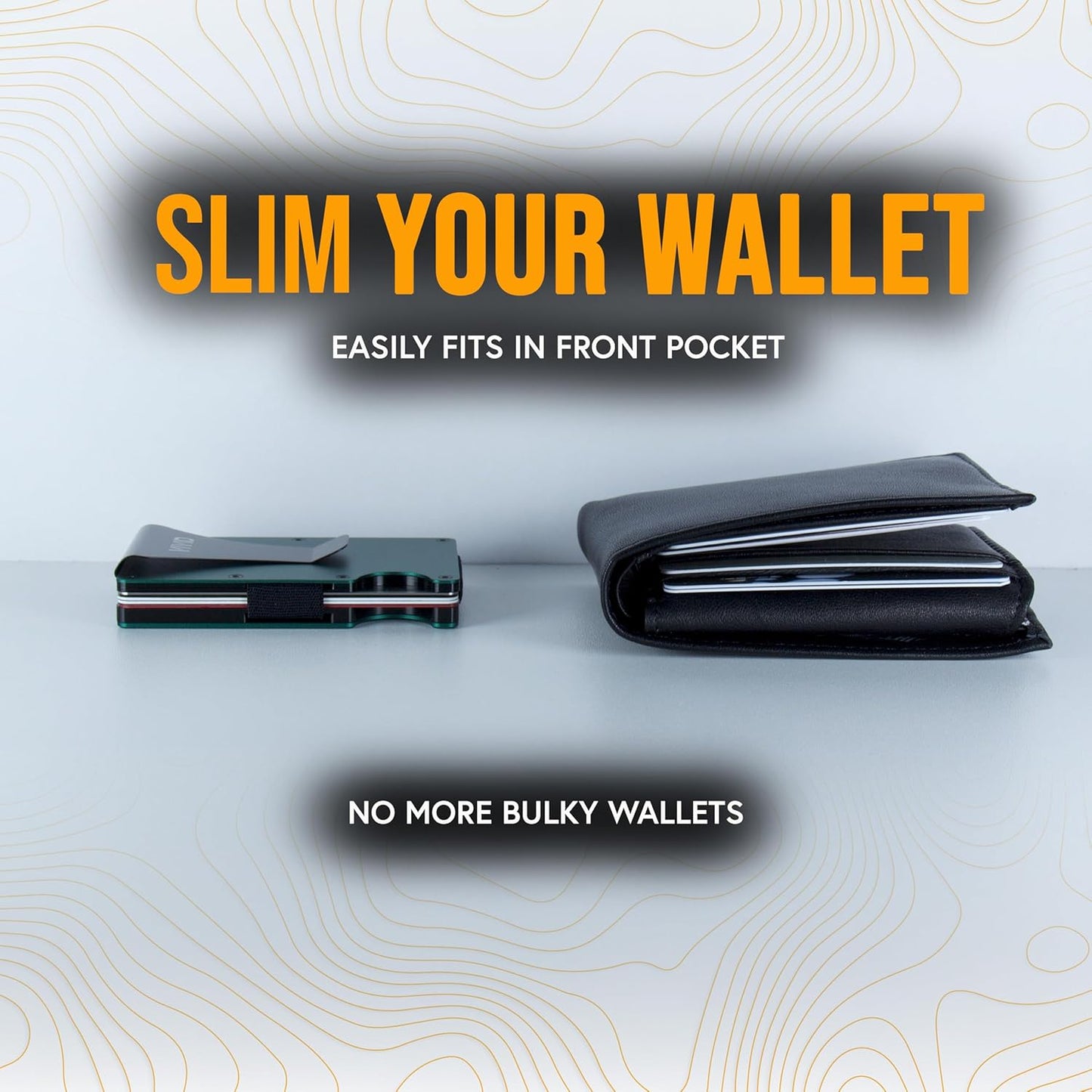 VIVID Carbon Fiber AirTag Wallet for Men - Slim, Modern, RFID Blocking, Scratch Resistant, Credit Card AirTag Holder, Easy Access Cards, Money Clip, Mens Wallet (Carbon Fiber)