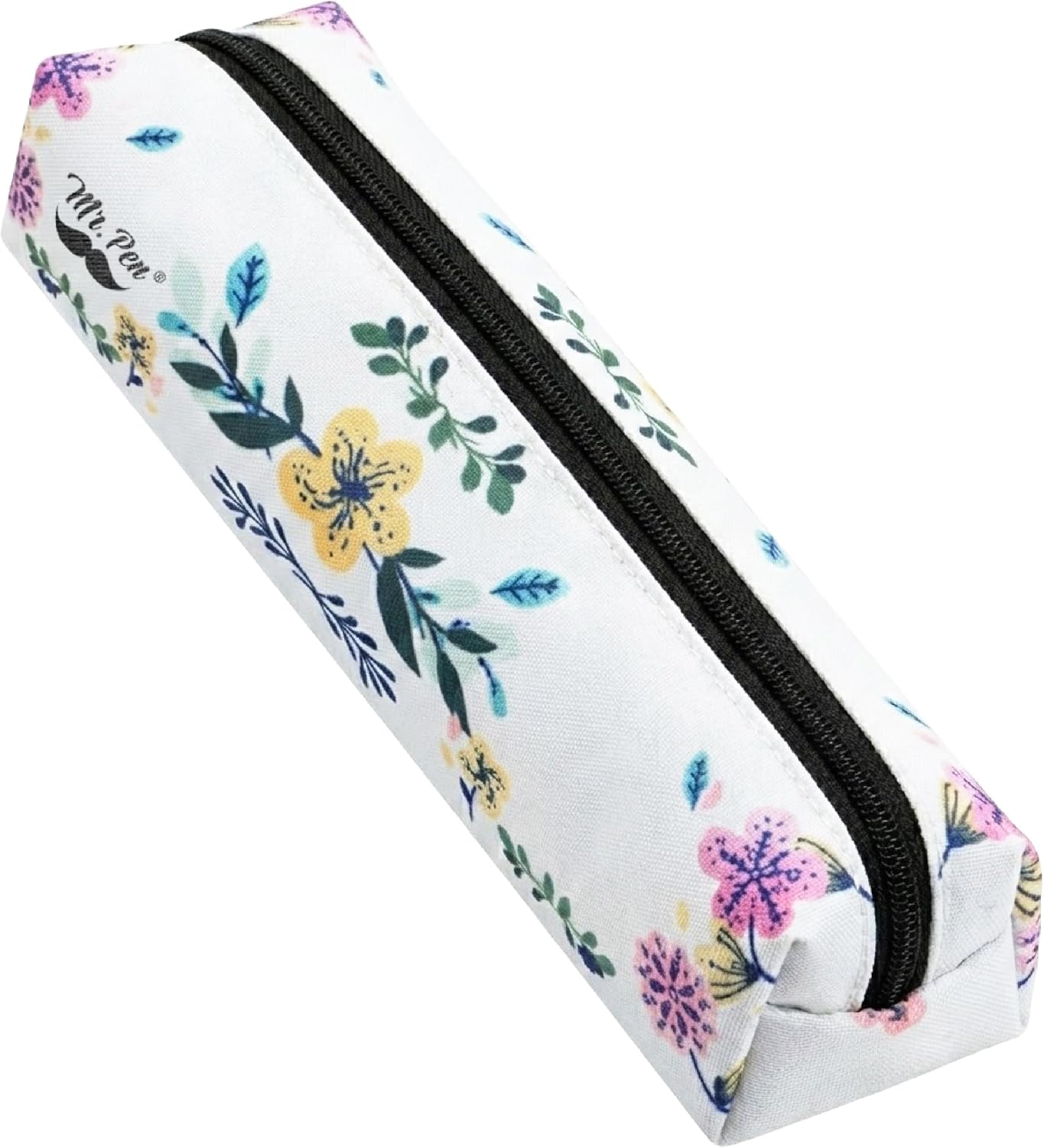 Mr. Pen- Cute Pencil Case Pouch, Multipurpose Canvas Bible Pencil Pouch, Smooth Zipper, Premium Material, Neat Stitches, Ideal for Stationery, Cosmetics, Electronics, School, Office, Travel