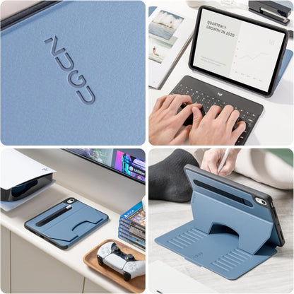 ZUGU CASE for iPad A16 11th Generation 11 Inch (2025), 10th Gen 10.9 Inch (2022) Magnetic Stand & Sleep/Wake Cover, Model #s A3354, A3355, A3356, A2696, A2757, A2777, Stealth Black