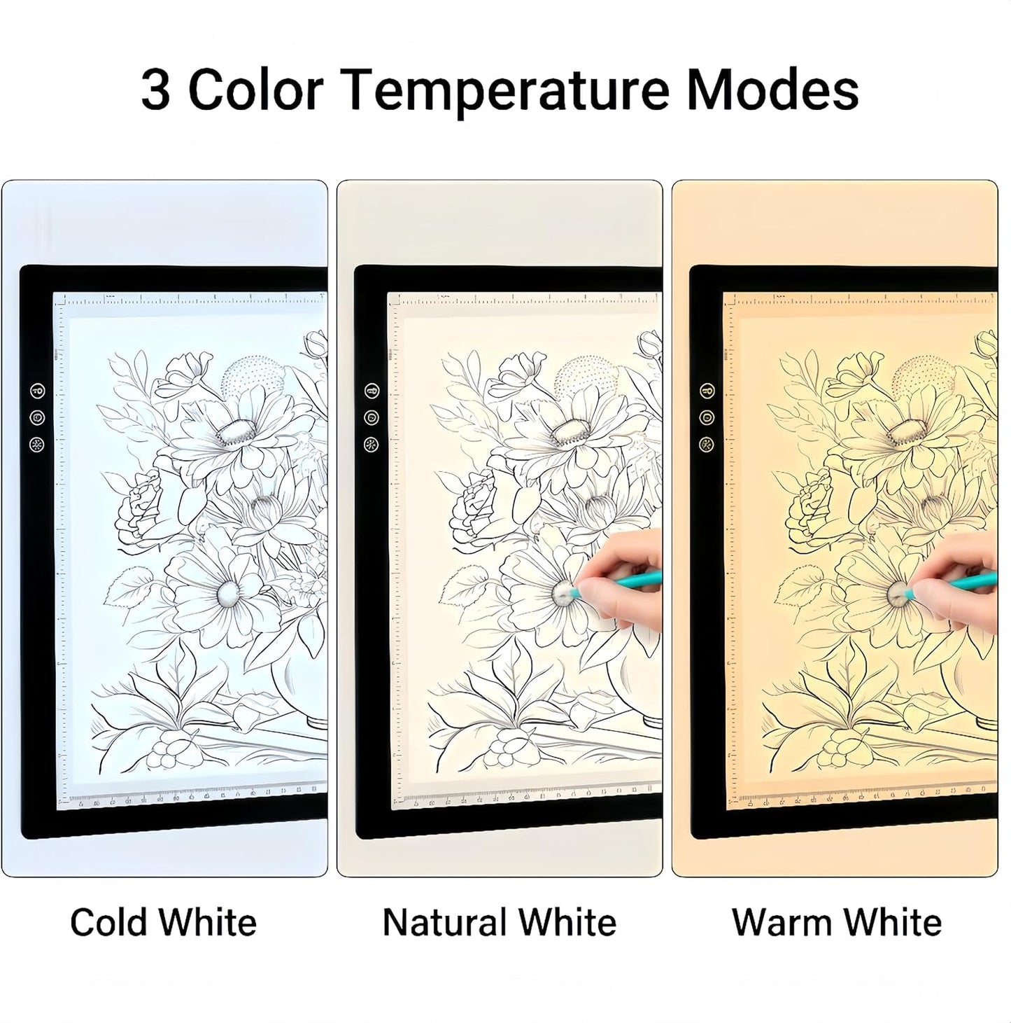 A2 Extra Large Tracing LED Light Pad for Diamond Art, Sketching, Painting - Adjustable Brightness, Sketching, Tracing - USB Powered DIY Diamond Art Light Box - No mesh No dot