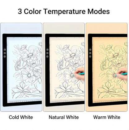 A2 Extra Large Tracing LED Light Pad for Diamond Art, Sketching, Painting - Adjustable Brightness, Sketching, Tracing - USB Powered DIY Diamond Art Light Box - No mesh No dot