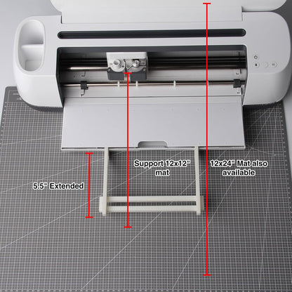 LOPASA Extension Tray Compatible with Cricut Maker 4/Maker 3/Maker/Explore 5, Cutting Mat Holder for Maker 4, Tray Extender for Cutting Mat, Machine Extension Accessories