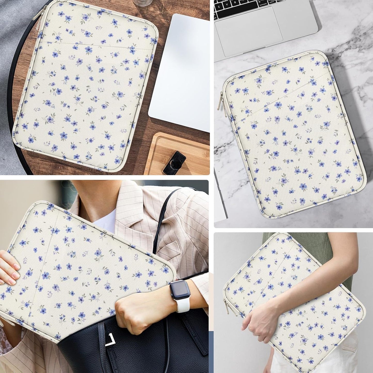 MoKo 9-11 Inch Tablet Sleeve Case, Fits New 11inch iPad Air M4/Pro M5, iPad A16 11", i-Pad 10/9/8/7th/Air 5/4th 10.9"/10.2", Tab S9/S8 11", Protective Bag Carrying Case with Pocket, Dark Gray