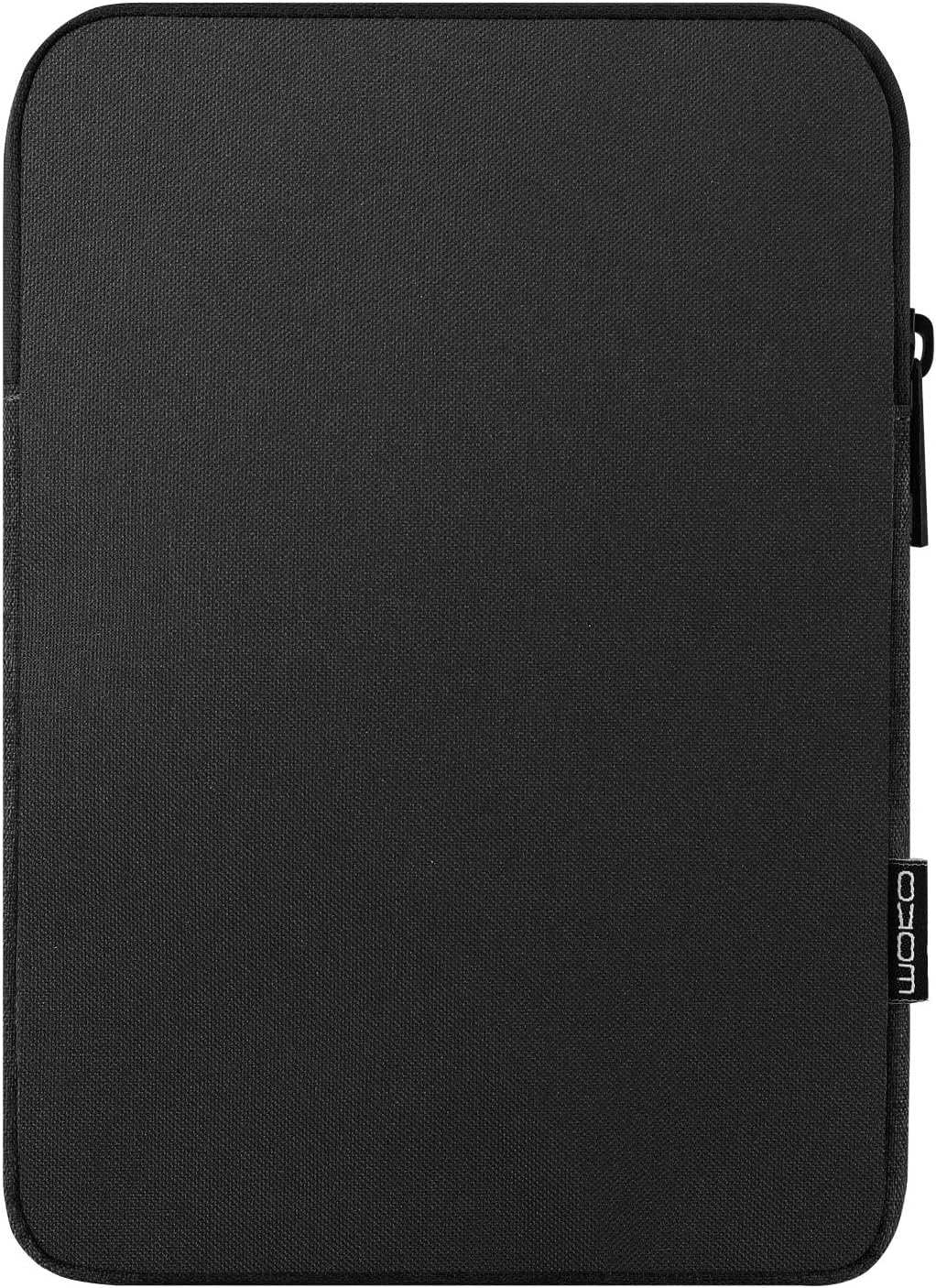 MoKo 7-8 Inch Tablet Sleeve Bag, Polyester Pouch Cover Case Fits iPad mini (A17 Pro) 8.3" 2024, iPad mini 6/5/4/3/2/1, Samsung Galaxy Tab S2 8.0, Tab A 8.0, ZenPad Z8s 7.9,Black