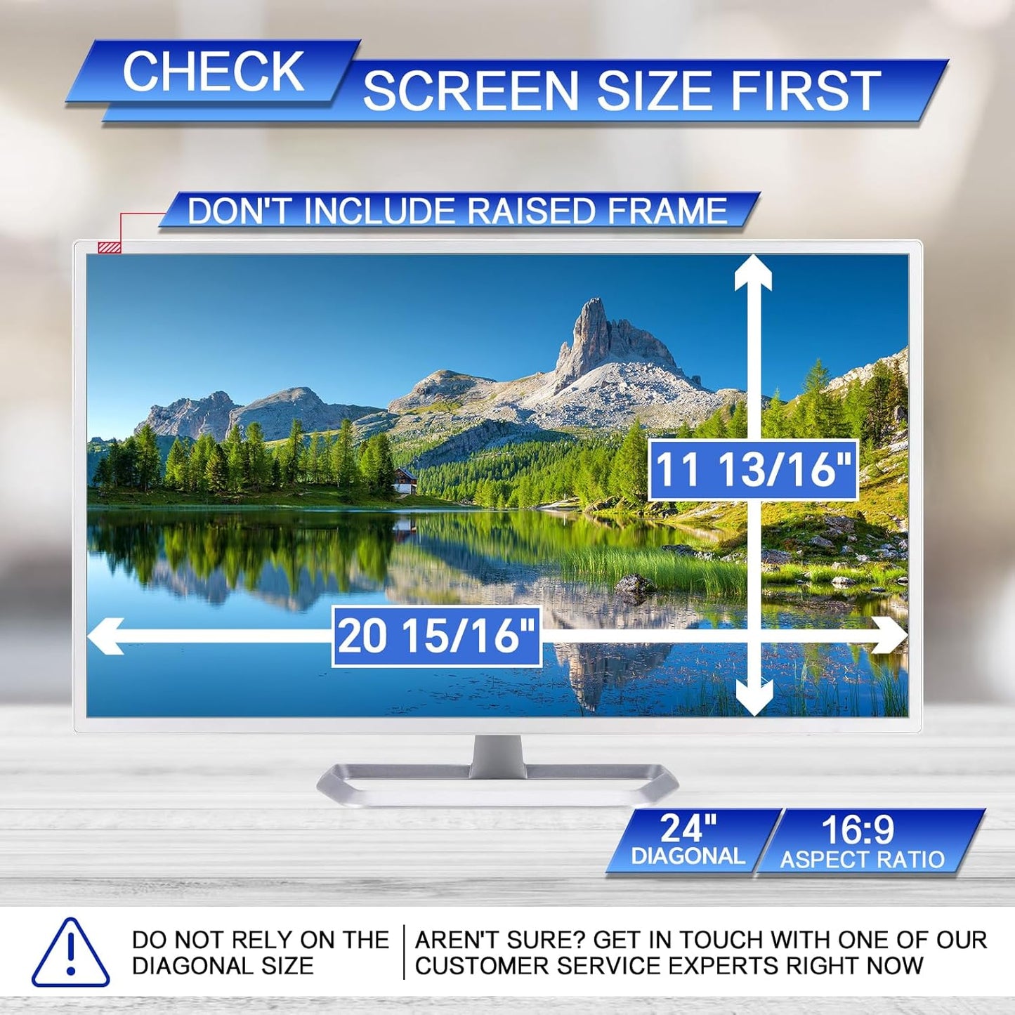 [2 Pack] 27 Inch Computer Privacy Screen , 16:9 Aspect Ratio Monitor Privacy Filter with Anti-Glare, Anti-Blue Light & Anti-Spy Protection, Removable Anti-Scratch Screen Protector for 27-Inch Widescreen Monitors