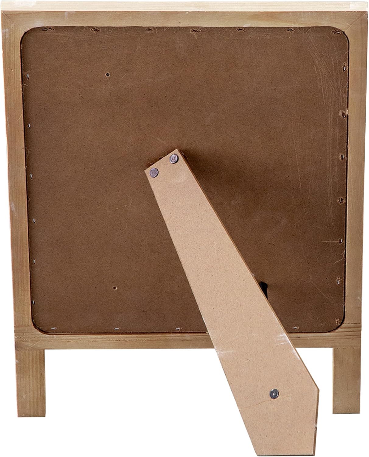 SOFE Small Bulletin Board for Desk, 12"×15" Linen Pin Board with Stand, Tabletop Vision Board, Message Board Memo Display Board, Farm House Standing Notice Board for Home Office