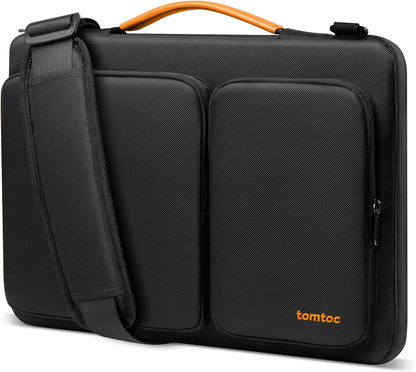 tomtoc 360 Protective Laptop Shoulder Bag for 16-inch MacBook Pro M5/M4/M3/M2/M1 Pro/Max 2026-2019, Water-resistant Sleeve for Dell XPS 15 Surface Book 3 The New Razer Blade 16