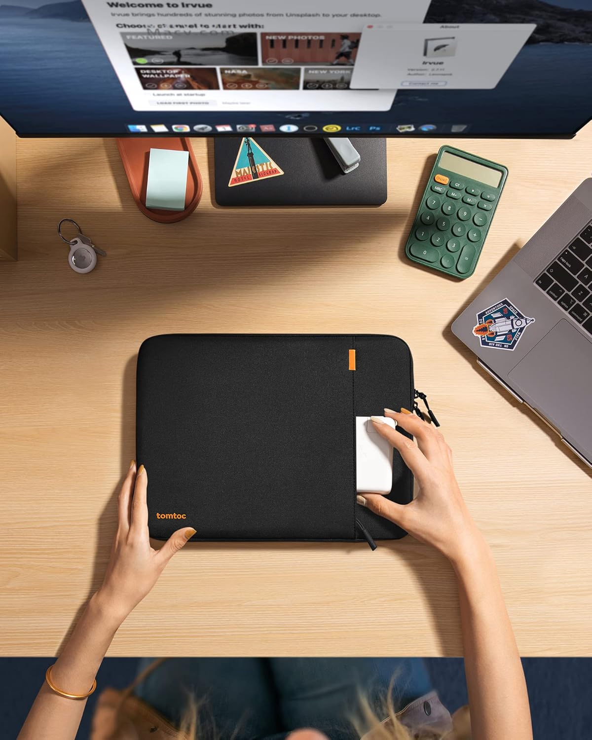 tomtoc 360° Protective Tablet Sleeve for 2026 iPad Air 11-inch (M4/M3/M2), iPad Pro 11-inch (M5/M4/4th/3rd/2nd/1st Gen) with Magic Keyboard/Smart Keyboard Folio, 11" iPad Water-Resistant Tablet Case