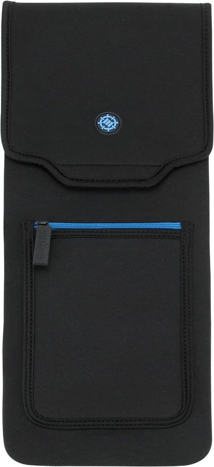 ENHANCE Keyboard Sleeve Travel Case for TKL Tenkeyless Compact Tournament eSports Gaming Keyboards (up to 15 Inches) - Rugged Neoprene Construction , Zipper Mouse Storage and Cable Storage Pouch