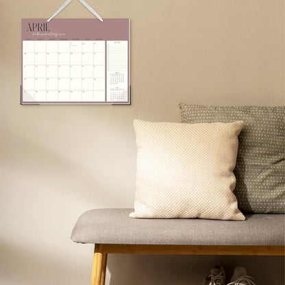 Guasslee Desk Calendar 2026-2027(Jun. 2026 - Dec. 2027), 19-Month School Year Compact Desktop & Wall Calendar, 14" x 11" Thick Paper Monthly Planner for Small Space, Home Office, Dorm & School