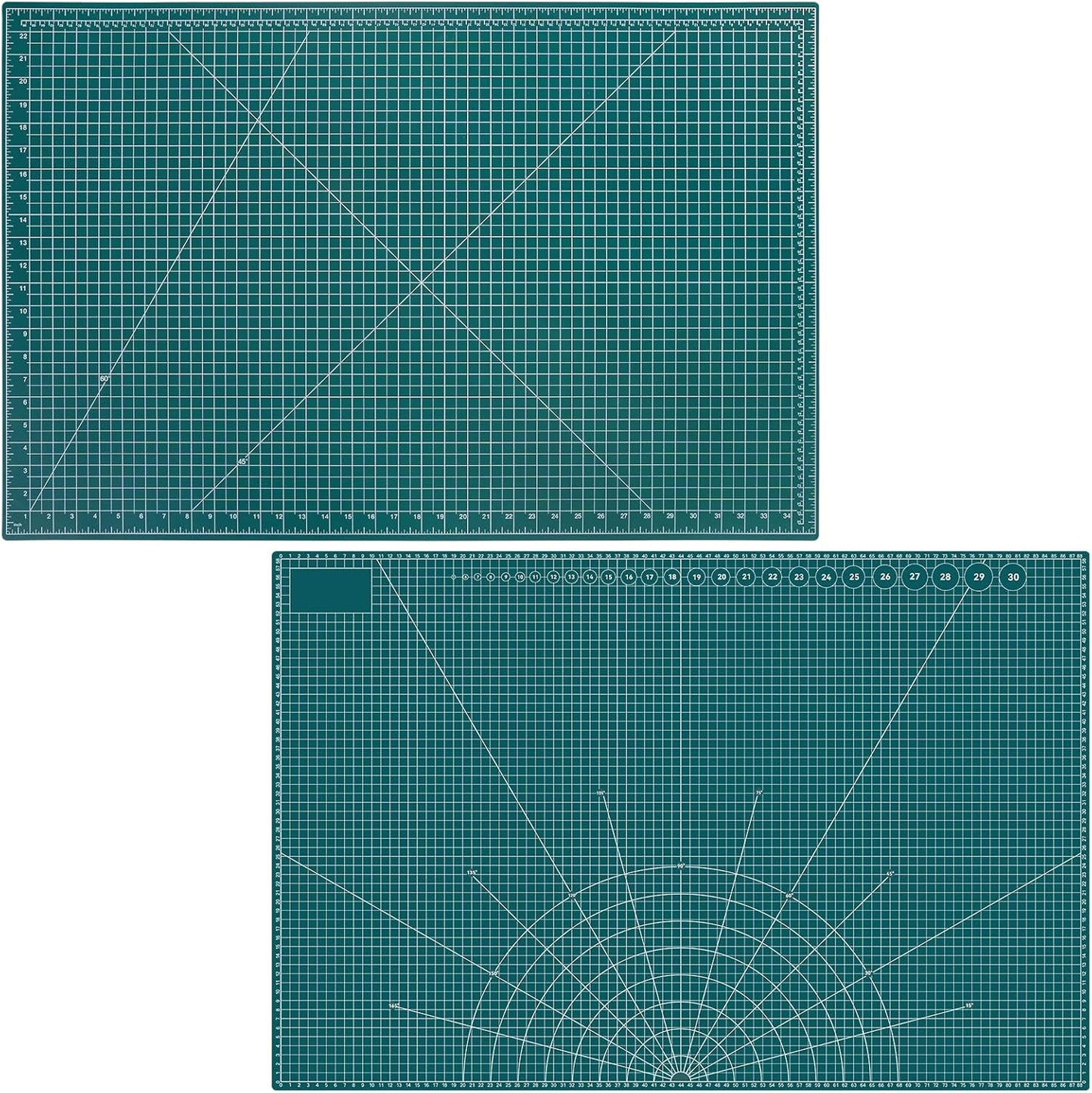 Self Healing Cutting Mat, 17" x 23", Double-Sided Rotary Cutting Mat for Sewing, Quilting, Scrapbooking & Craft, Large Craft Cutting Board for Hobby Use(A2)