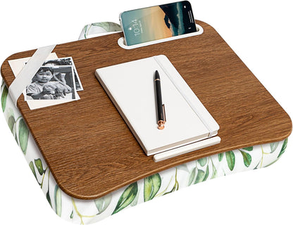 LAPGEAR Designer Lap Desk with Phone Holder and Device Ledge - Arrow Stripes - Fits up to 15.6 Inch Laptops - Style No. 45411