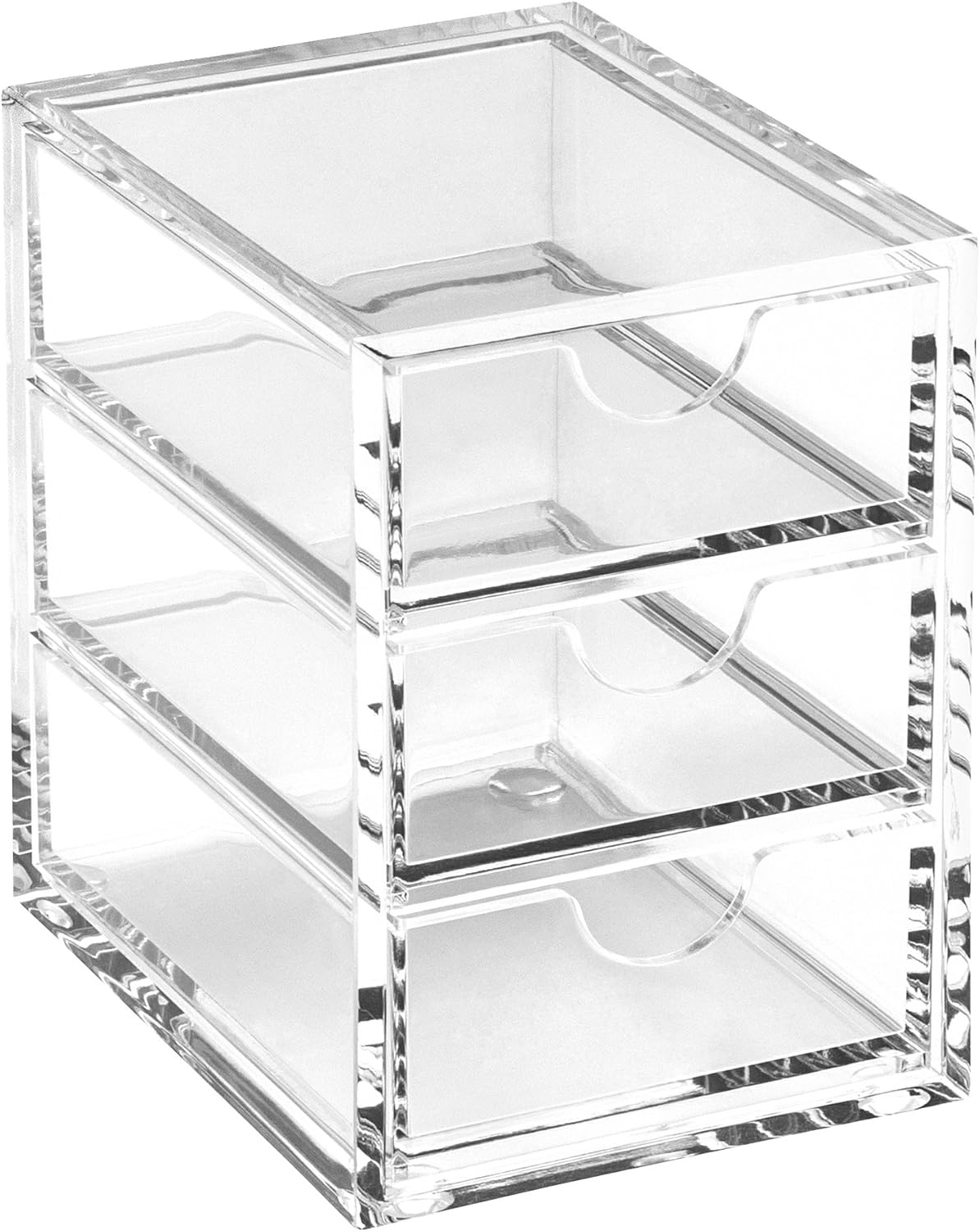 Osco X-Small Clear Acrylic Triple Drawer, (X-Small), A3274