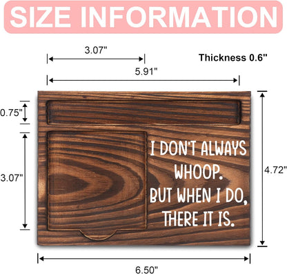 Inspirational Motivational Gifts, Encourage Gifts, Recovery Gifts, Little Reminders Sticky Note Holder, Post-it Note Dispenser for Desk, Wooden Post-it Note & Pen Holder 6.5" x 4.7" - FTA121