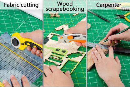 Worklion Self Healing Cutting Mat for Craft-Thickened 18inch x 12inch fabric sewing mat for quilting,rotary cutting, nonslip