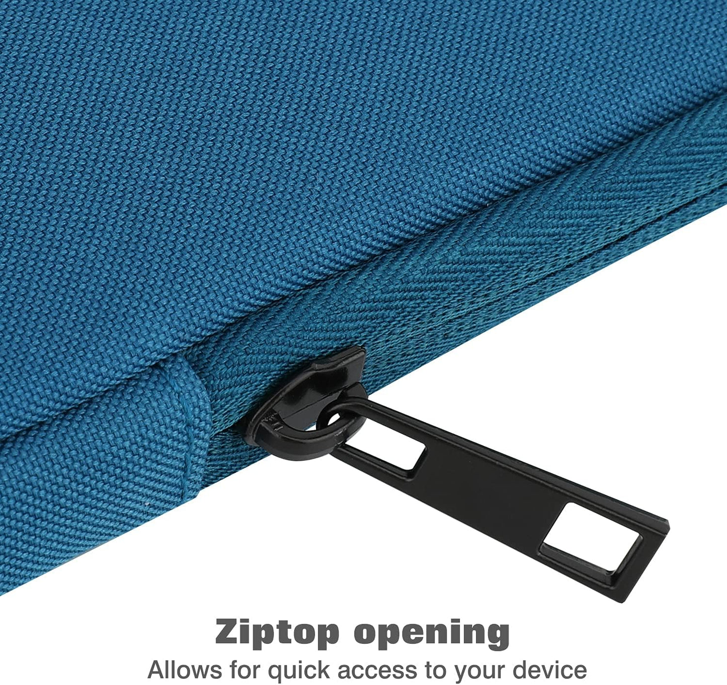 MoKo 7-8 Inch Tablet Sleeve Bag, Polyester Pouch Cover Case Fits iPad mini (A17 Pro) 8.3" 2024, iPad mini 6/5/4/3/2/1, Samsung Galaxy Tab S2 8.0, Tab A 8.0, ZenPad Z8s 7.9,Black