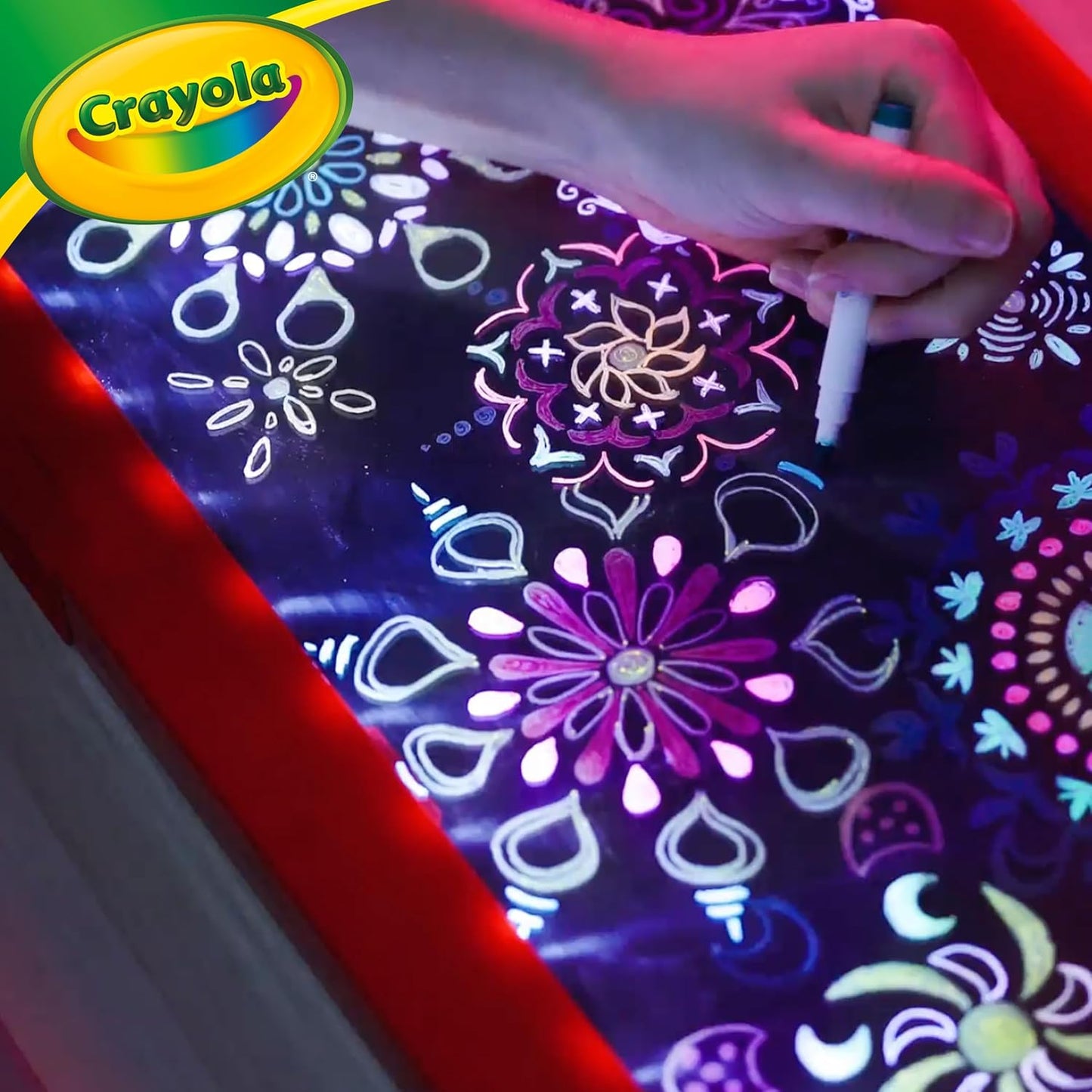 Crayola Ultimate Light Board - White, Kids Drawing Tablet, Gifts for Kids, LED Drawing Board, Sketching Art Projector, Toys for Boys & Girls, 6+