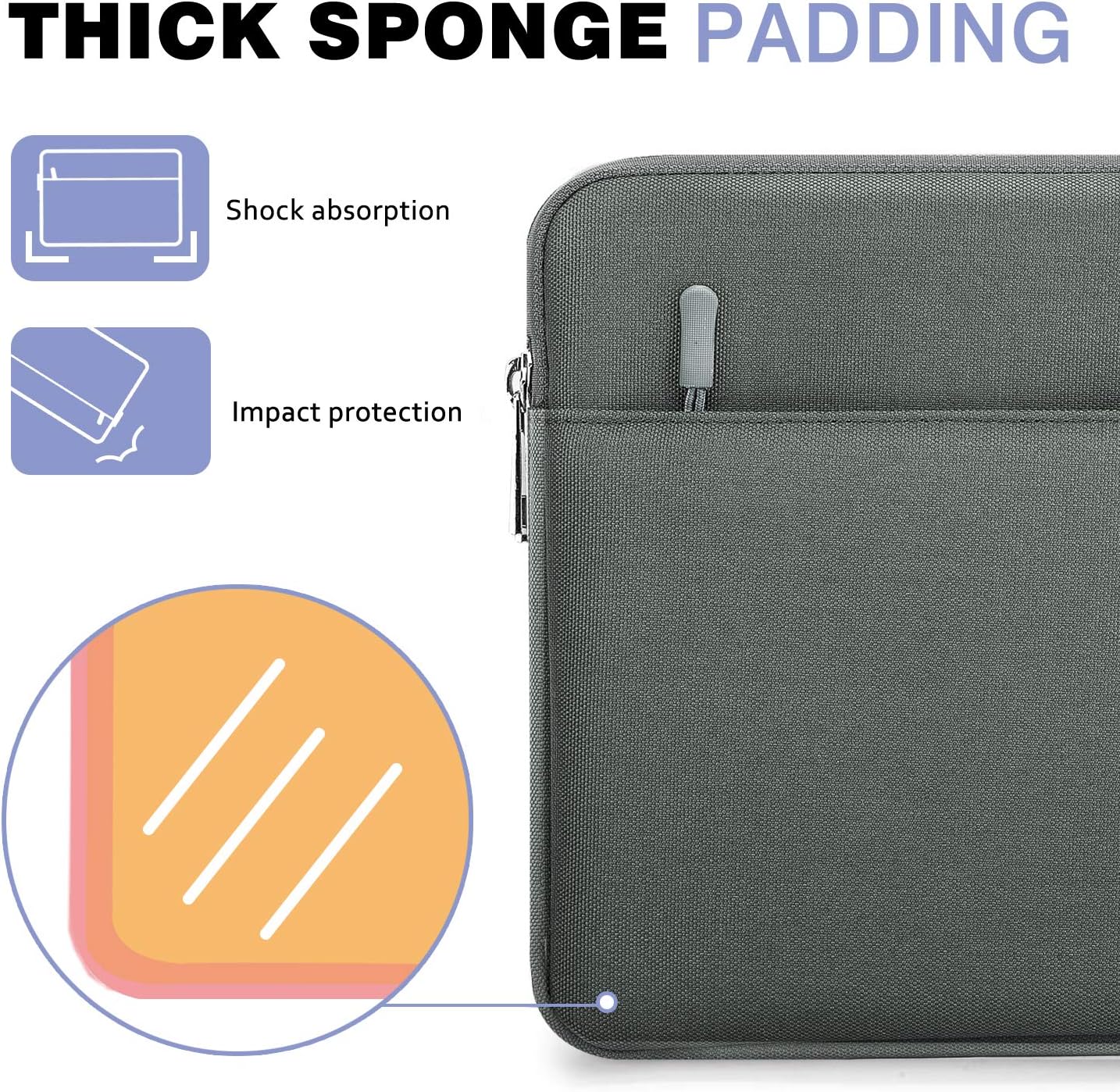 MoKo 9-11 Inch Tablet Sleeve Bag Carrying Case Fits iPad Pro 11 M5/Air M3, iPad A16 2025, i-Pad 10th 10.9, i-Pad 9/8/7th Gen 10.2, iPadAir 5/4th 10.9, Tab S8 11"/Tab A 10.1,Cloudy Pink