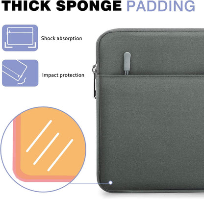 MoKo 9-11 Inch Tablet Sleeve Bag Carrying Case Fits iPad Pro 11 M5/Air M3, iPad A16 2025, i-Pad 10th 10.9, i-Pad 9/8/7th Gen 10.2, iPadAir 5/4th 10.9, Tab S8 11"/Tab A 10.1,Cloudy Pink