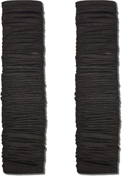 2 Pcs Fabric Cord Cover & Chandelier Chain Cover Each 6 Feet Long, Easy to Install, Ideal for Chandeliers, Lighting, Wire, Cable Management and Hiding (Black)