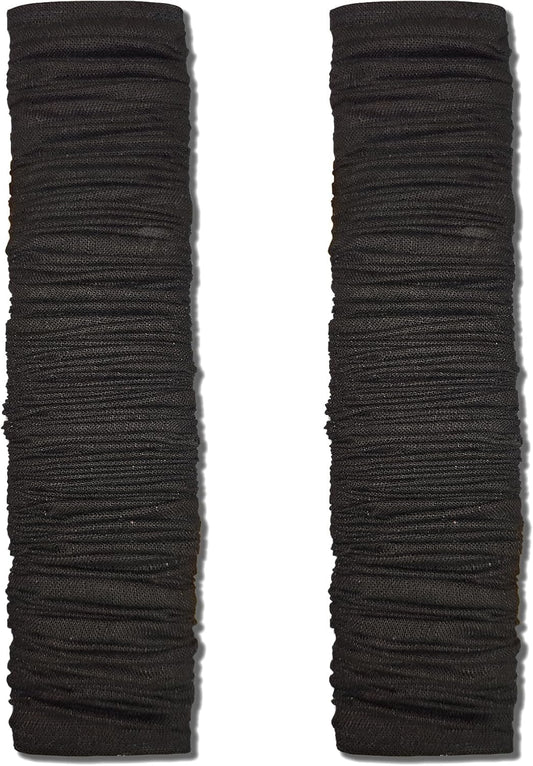2 Pcs Fabric Cord Cover & Chandelier Chain Cover Each 6 Feet Long, Easy to Install, Ideal for Chandeliers, Lighting, Wire, Cable Management and Hiding (Black)