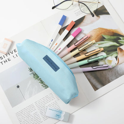 Mr. Pen- Cute Pencil Case Pouch, Multipurpose Canvas Bible Pencil Pouch, Smooth Zipper, Premium Material, Neat Stitches, Ideal for Stationery, Cosmetics, Electronics, School, Office, Travel