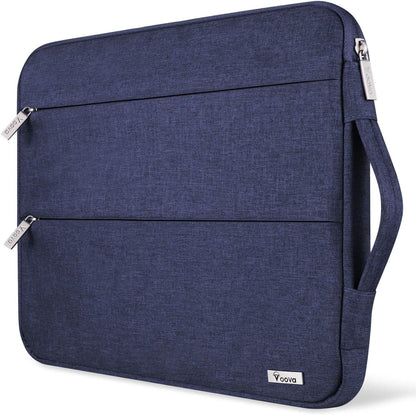 Voova 15.6 16 Inch Laptop Sleeve Case Compatible with MacBook Pro 16 M1/M2/M3/M4 Max 2019-2025, 15.6-16” Hp Lenovo Acer Asus, Waterproof Slim Computer Bag Cover with Handle, Grey